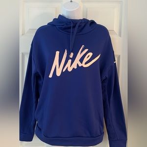 Nike Ladies Hoodie; Nylon, Polyester/ Spandex blend